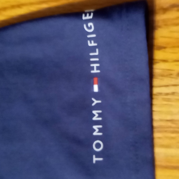 Tommy Hilfiger Women's Sport Shirt Navy Blue w WhiteTrim n Spaghetti Straps SZ M - Picture 4 of 11